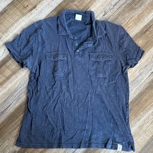 Lucky Brand Dark Blue Polo Shirt